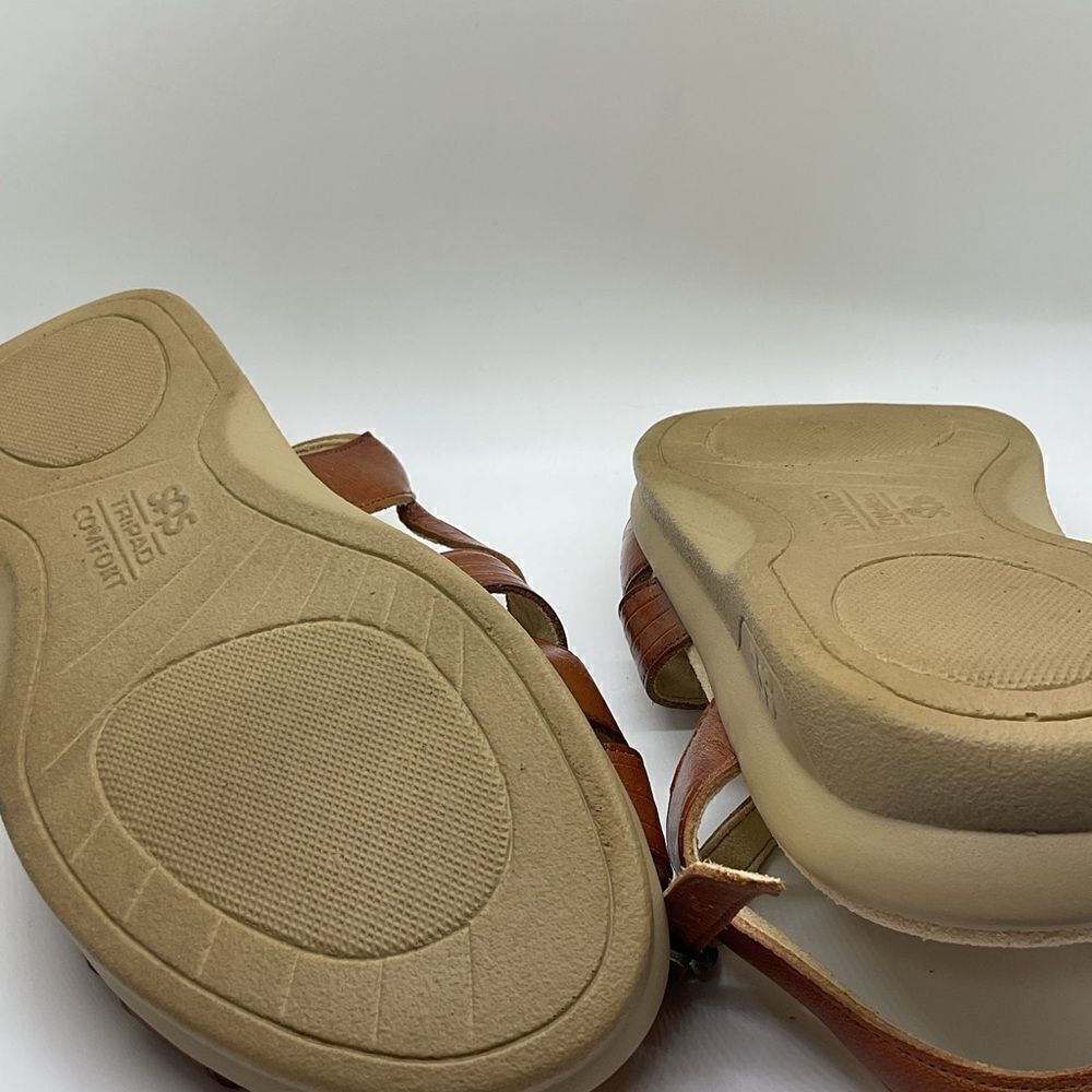SAS Brown Leather Sandals - Picture 5 of 7